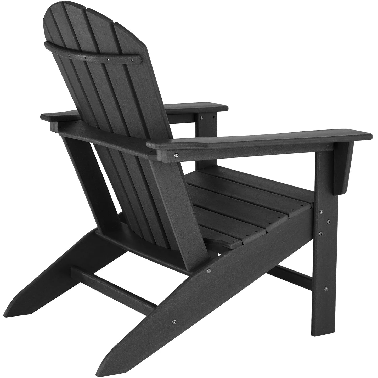 Adirondack Garden Chair Set with Black Kamala Table