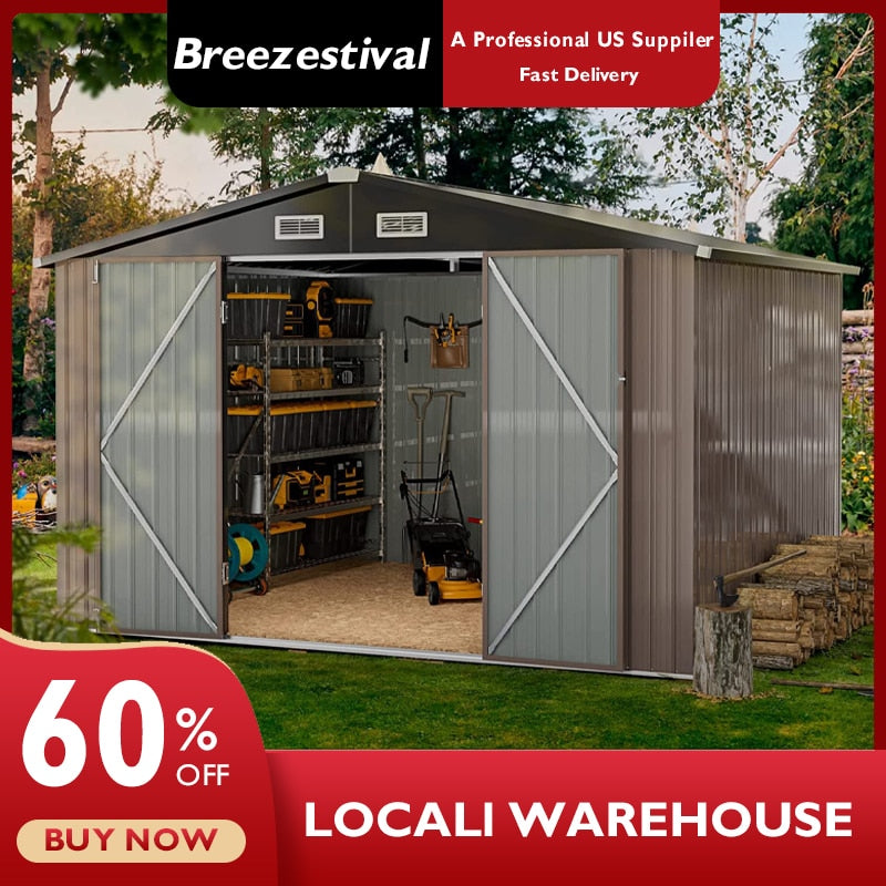 Breezestival 8x10 Ft Outdoor Garden Storage Shed