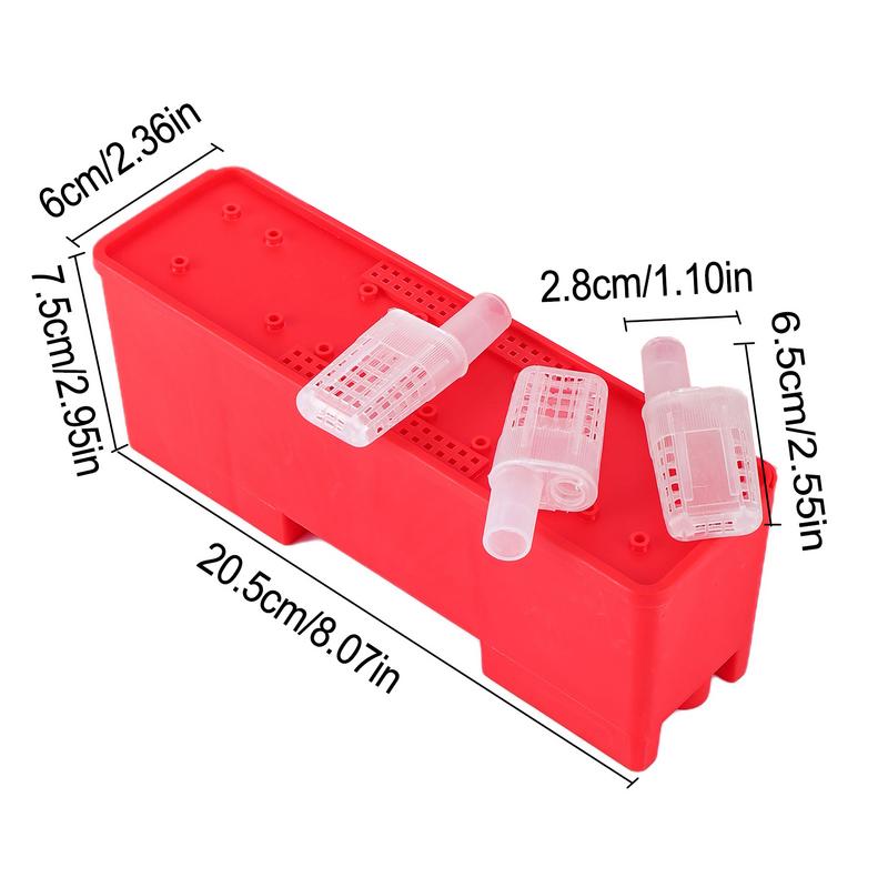 20pcs Queen Bee Isolator Transport Box