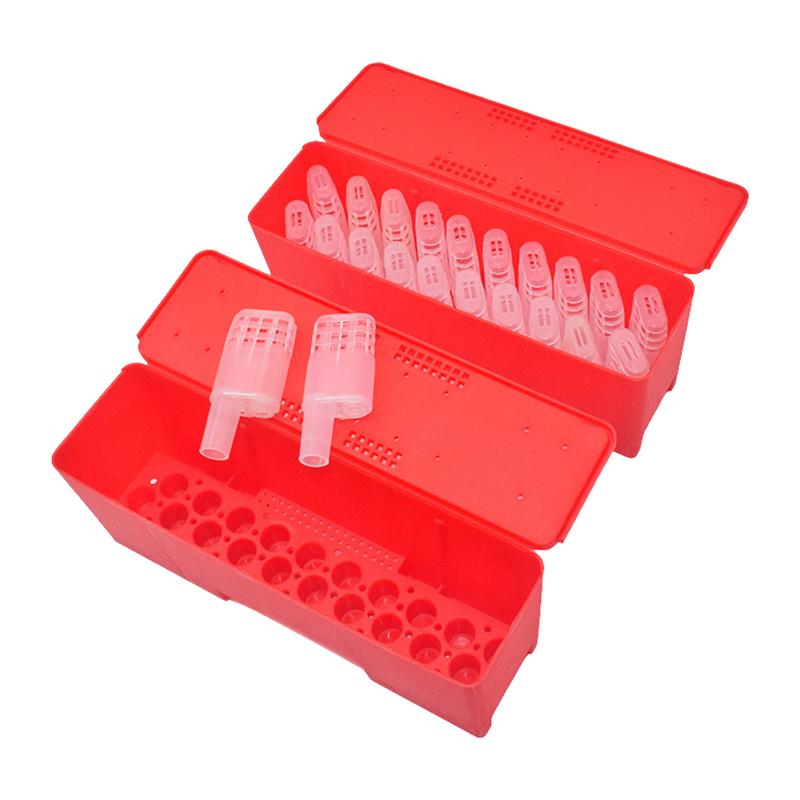 20pcs Queen Bee Isolator Transport Box