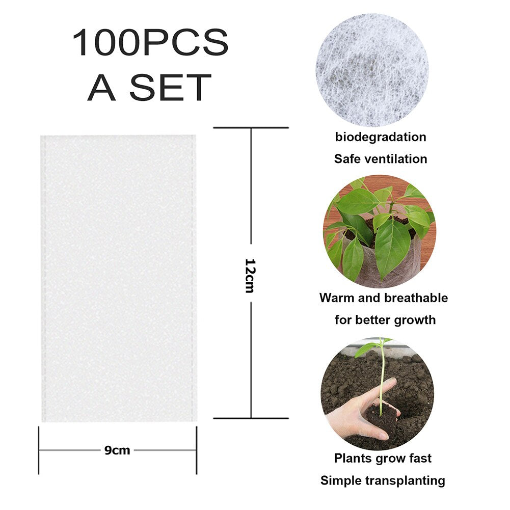 100pcs Garden Seeding Bags