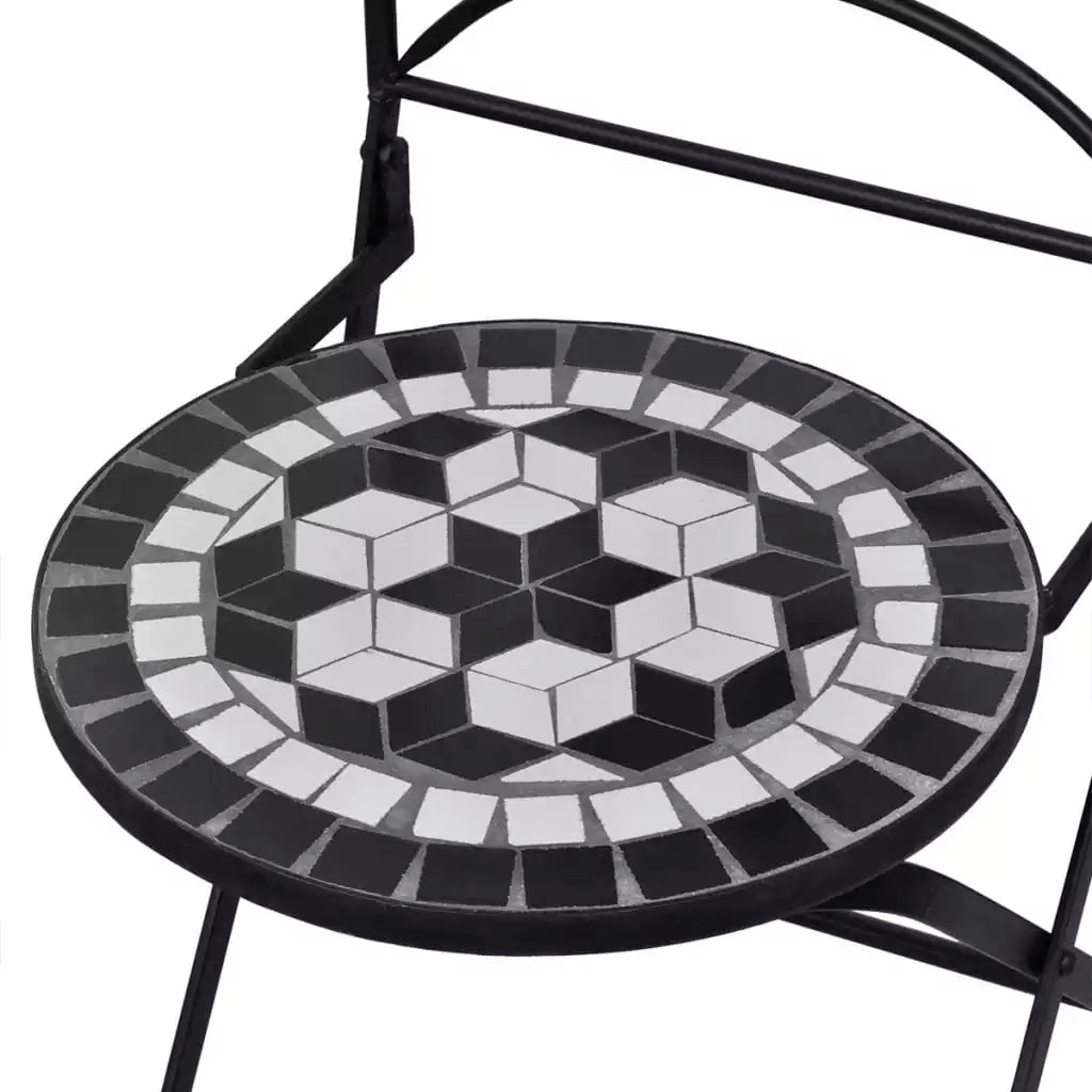 3 Pieces Garden Furniture Mosaic Bistro Set