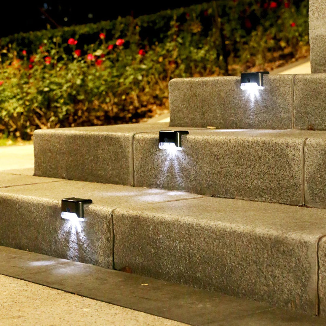 Solar LED Garden Outdoor Lighting Waterproof Solar Step Light Lamp